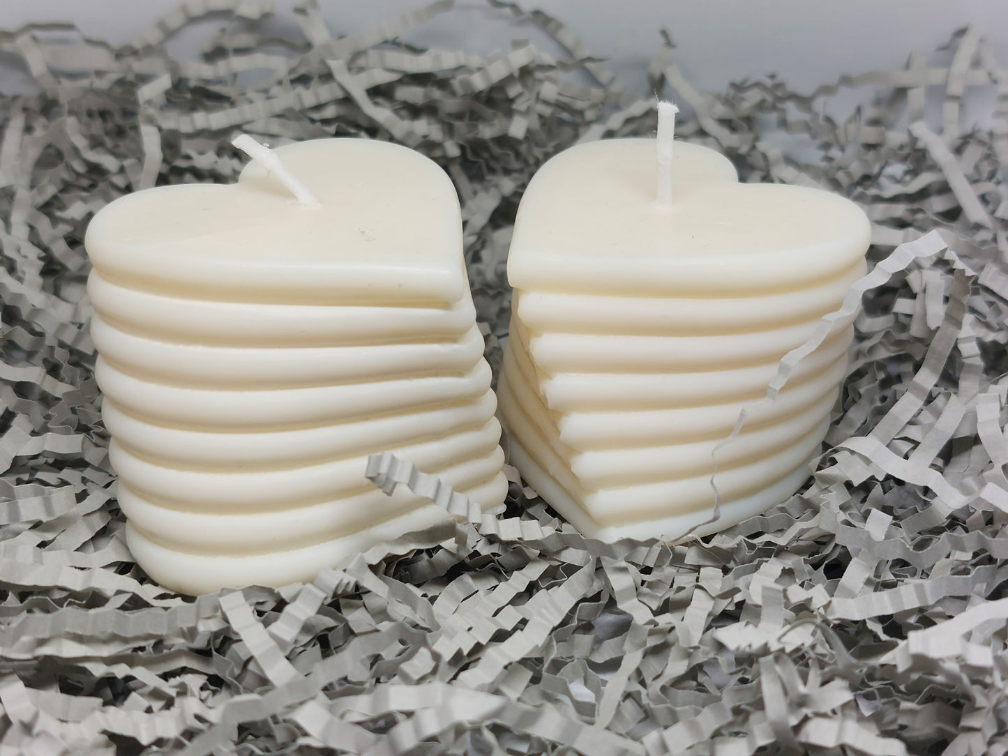 Heart Shaped Candle/Romantic Candle/ Handmade Soy Candle