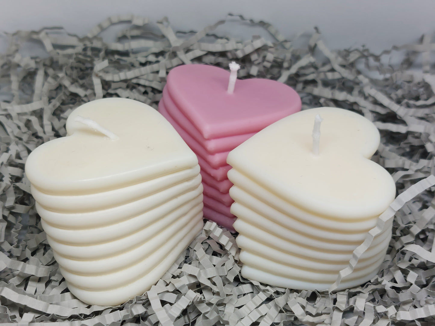 Heart Shaped Candle/Romantic Candle/ Handmade Soy Candle