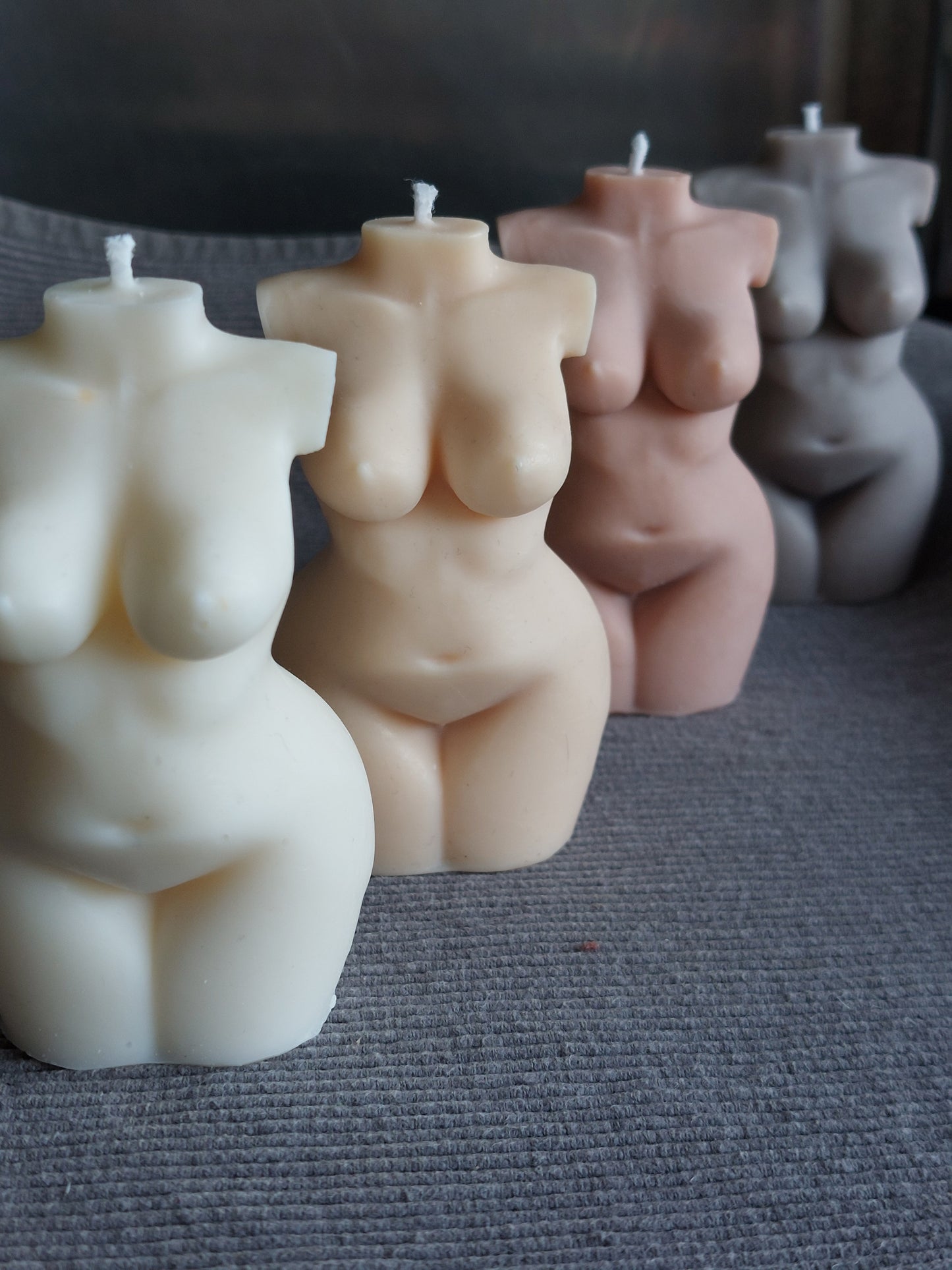 Curvy Lady Candle/Body Candle/Handmade Soy Candle