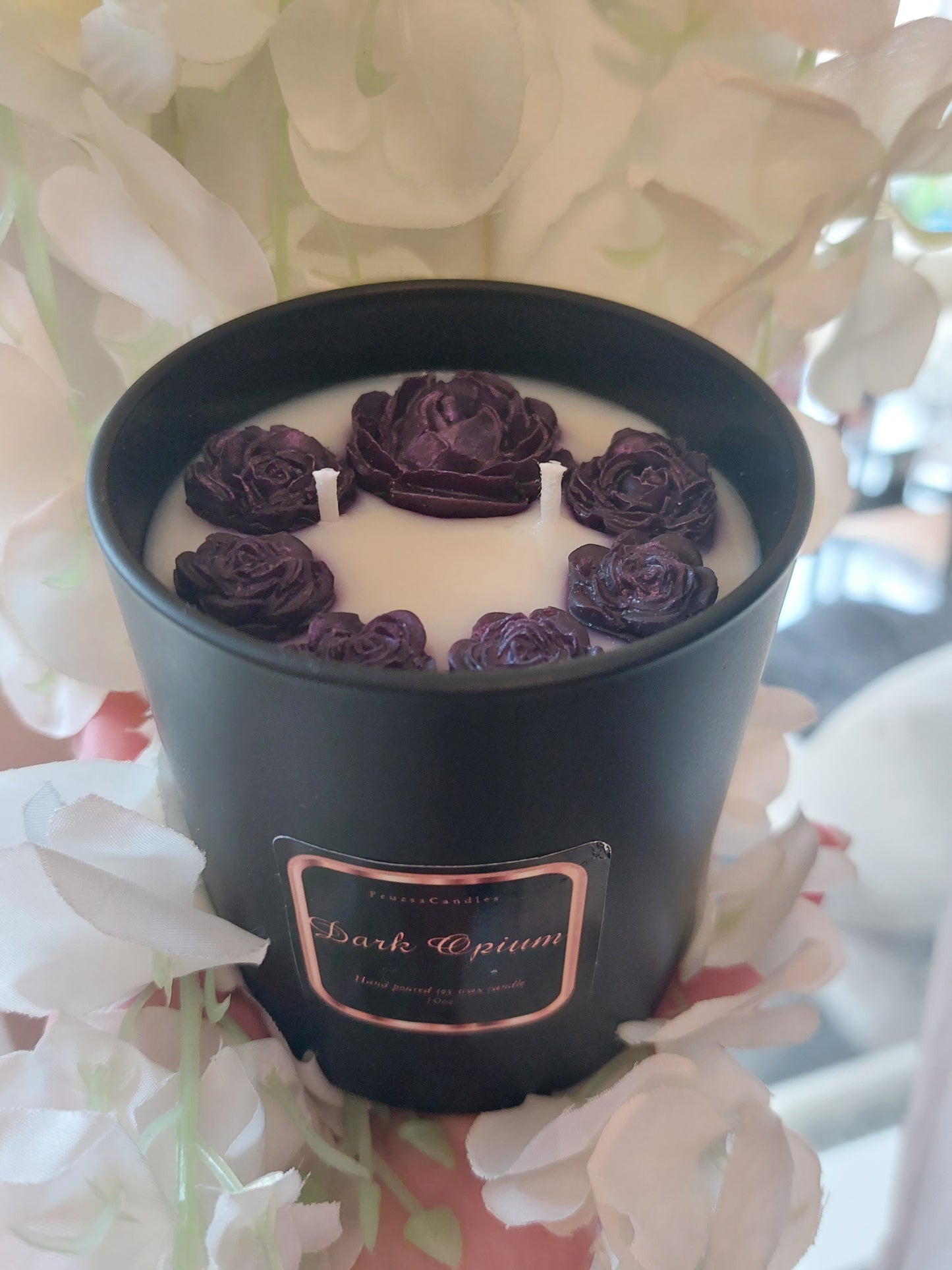 Luxury Black Opium Scented Candle/Perfume Candle/Two wick Candle/Soy Candle