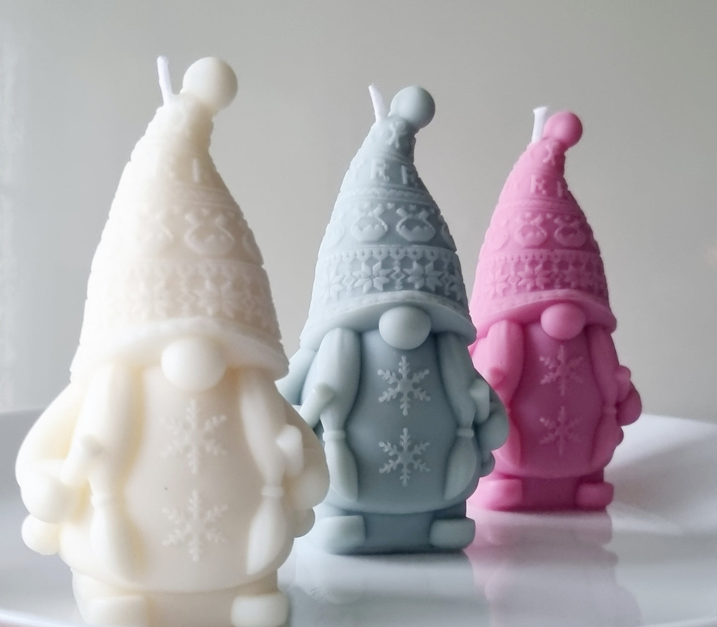 Scented Christmas Gnome Candle/ Gonk Candle/Handmade Soy Candle