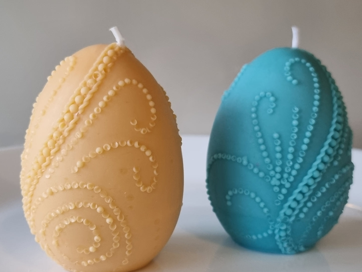 Decorated Scented Easter Eggs/Spring Candles/ Handcrafted Soy Candles