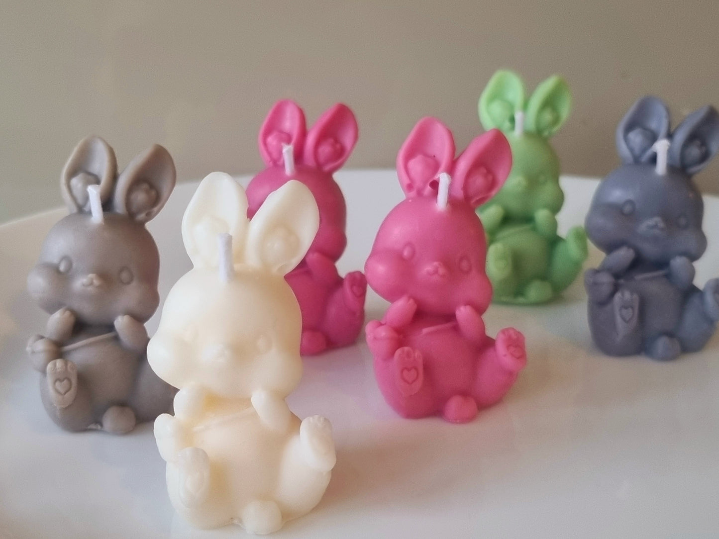 Mini Bunny Candle/Easter candle/Spring candle/Handmade Soy Candle