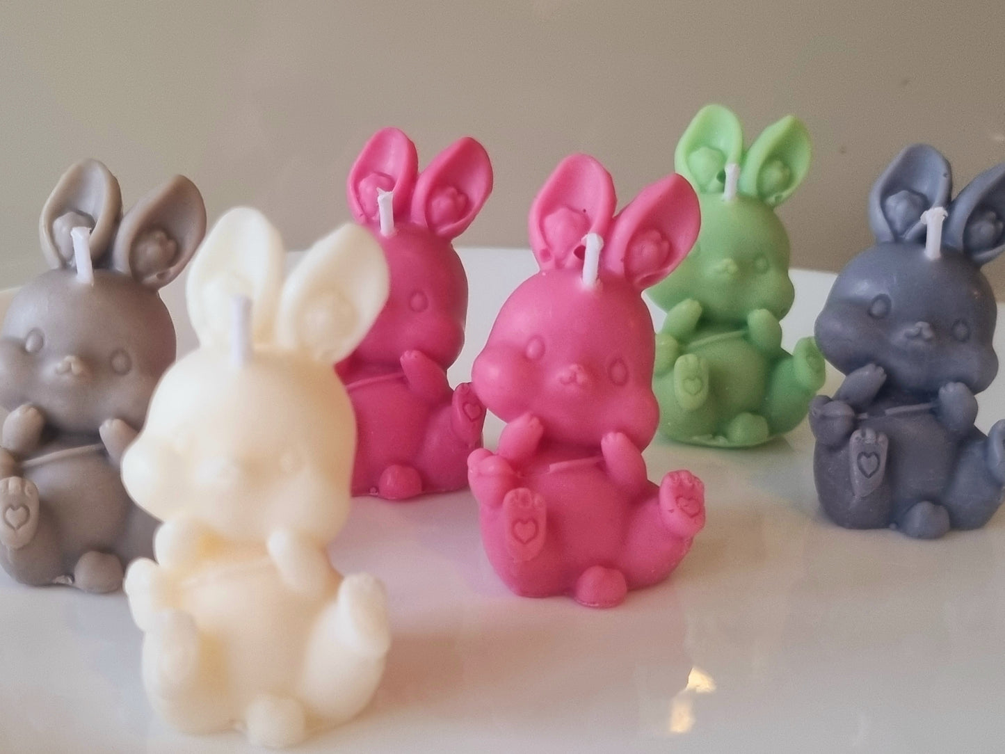 Mini Bunny Candle/Easter candle/Spring candle/Handmade Soy Candle