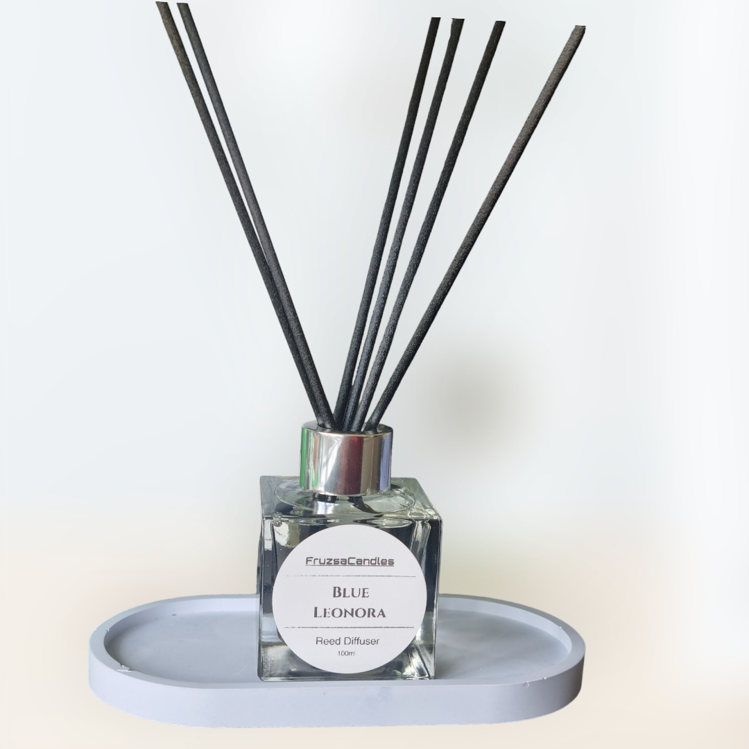 Luxury Blue Leonora scented Reed Diffuser / Inspired by the fabric softener/ 100ml