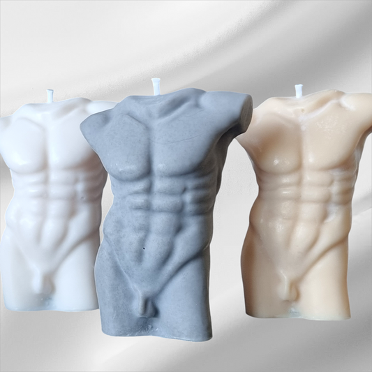 Male Body Torso Candle/Naked Candle