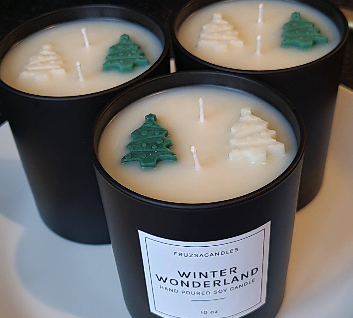 Winter Wonderland, Pine Scented Candle/ Christmas Tree Scent / Handmade Soy Candle/ Highly scented candle